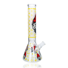 GORILLA ROLLING STARS Glass Bong Kit, Shatter Resistant & Portable Glass Bong, Glass Cigarette Holder