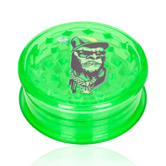 Gorilla Rolling Stars Biodegradable Plastic Tobacco Grinder, 3 Lay Ø 60 Plastic Herb Grinder, Portable & Easy Clean Smoker Grinder, 12 PCS / Box