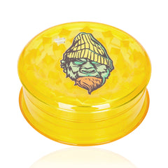 Gorilla Rolling Stars Biodegradable Plastic Tobacco Grinder, 3 Lay Ø 60 Plastic Herb Grinder, Portable & Easy Clean Smoker Grinder, 12 PCS / Box