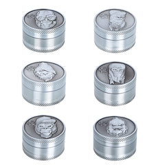 Gorilla Rolling Stars Zinc Alloy Tobacco Grinder, 3 Lay Ø 40 Metal Herb Grinder, Portable & Easy Clean Smoker Grinder, 12 PCS / Box