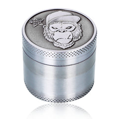Gorilla Rolling Stars Zinc Alloy Tobacco Grinder, 4 Lay Ø 40 Metal Herb Grinder, Portable & Easy Clean Smoker Grinder, 12 PCS / Box