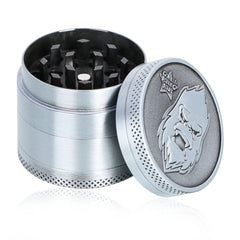 Gorilla Rolling Stars Zinc Alloy Tobacco Grinder, 4 Lay Ø 40 Metal Herb Grinder, Portable & Easy Clean Smoker Grinder, 12 PCS / Box