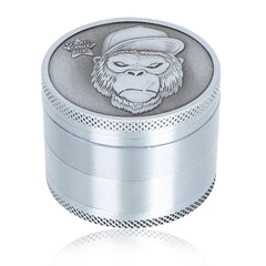 Gorilla Rolling Stars Zinc Alloy Tobacco Grinder, 4 Lay Ø 50 Metal Herb Grinder, Portable & Easy Clean Smoker Grinder, 12 PCS / Box
