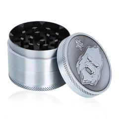 Gorilla Rolling Stars Zinc Alloy Tobacco Grinder, 4 Lay Ø 50 Metal Herb Grinder, Portable & Easy Clean Smoker Grinder, 12 PCS / Box