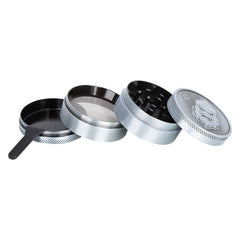 Gorilla Rolling Stars Zinc Alloy Tobacco Grinder, 4 Lay Ø 50 Metal Herb Grinder, Portable & Easy Clean Smoker Grinder, 12 PCS / Box