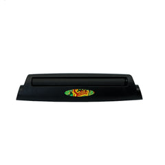 GORILLA ROLLING STARS Cigarette Roller Maker Kit, King Size Plastic Rolling Machine, 7” x 5.5” Size Rolling Tray, 4 Lay Ø 50 Metal Herb Grinder, Press Down Plastic Storage Jar, 118 mm Joint Holder, 95 x 62 x 29 mm Cigarette Case, Black Nylon Bag