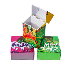 Gorilla Rolling Star Press Type Plastic Cigarette Case, 93 x 59 x 23 mm Cigarette Box, Flip Open Cigarette Case, 12 PCS / Box