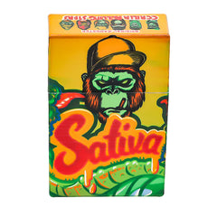 Gorilla Rolling Star Press Type Plastic Cigarette Case, 93 x 59 x 23 mm Cigarette Box, Flip Open Cigarette Case, 12 PCS / Box