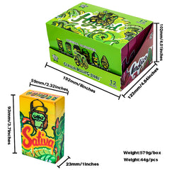 Gorilla Rolling Star Press Type Plastic Cigarette Case, 93 x 59 x 23 mm Cigarette Box, Flip Open Cigarette Case, 12 PCS / Box