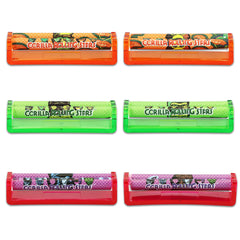 GORILLA ROLLING STARS King Size Plastic Rolling Machine, Portable Cigarette Rolling Machine, 12 PCS / Box