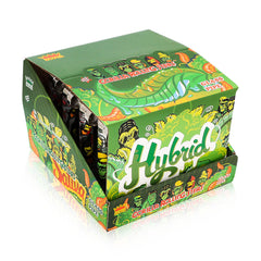 GORILLA ROLLING STARS 95 mm Glass Smoking Pipe, Green Tobacco Pipe With Metal Bowl, 24 PCS / Box