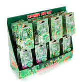 GORILLA ROLLING STARS Smoking Pipe Kit, 103 mm Size Glass Smoking Pipe With Bowl, 2 Lay Ø 30 Plastic Herb Grinder