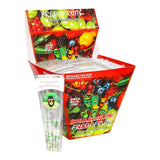 GORILLA ROLLING STARS King Size Mix Fruit Flavors Pre Rolled Cones, Transparent Rolling Cones with Tips, Slow Burning Pre Rolled Rolling Paper, 8 PCS / Pack 30 Packs / Box