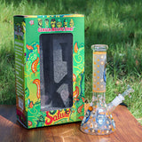 GORILLA ROLLING STARS Glass Bong Kit, Shatter Resistant & Portable Glass Bong, Glass Cigarette Holder