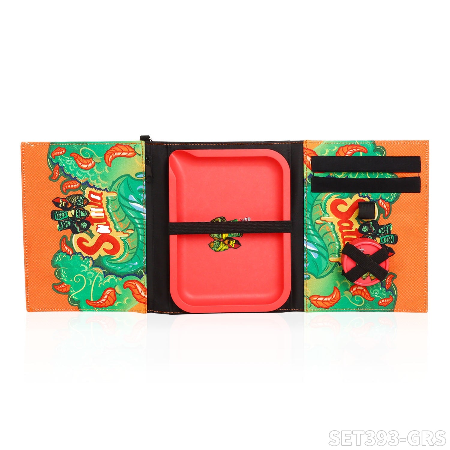 Gorilla rolling star smoking kit plastic grinder+smoking pipe+ joint holder+rolling paper+rolling tray