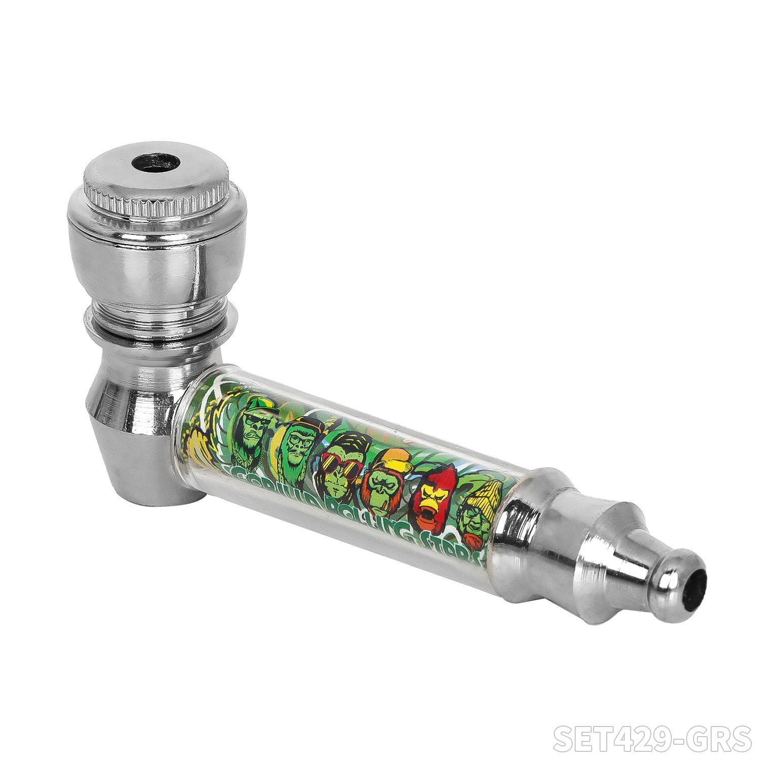 Gorilla Rolling Star Smoking Kit Rolling Paper+Joint Holder+Silicone Bowl+Smoking Pipe+Scissors+Spoon