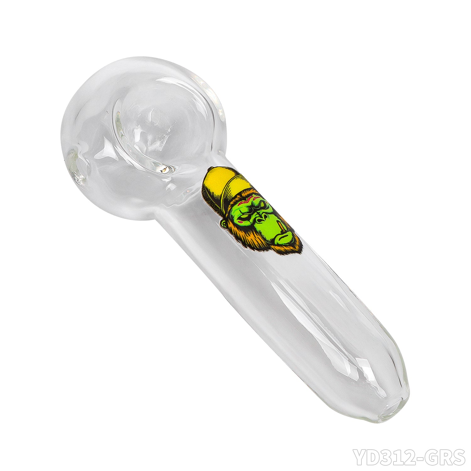 Gorilla Roling Stars Brand Glass Pipe: The Pipe Has A Transfer Film Pattern On It, Measuring 101mm In Length, 39mm In Width, 43g, 12 Pieces Per Display Box
