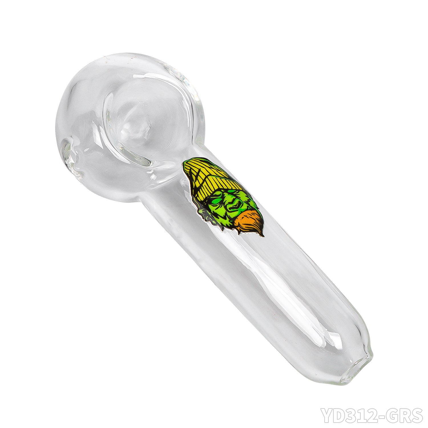 Gorilla Roling Stars Brand Glass Pipe: The Pipe Has A Transfer Film Pattern On It, Measuring 101mm In Length, 39mm In Width, 43g, 12 Pieces Per Display Box
