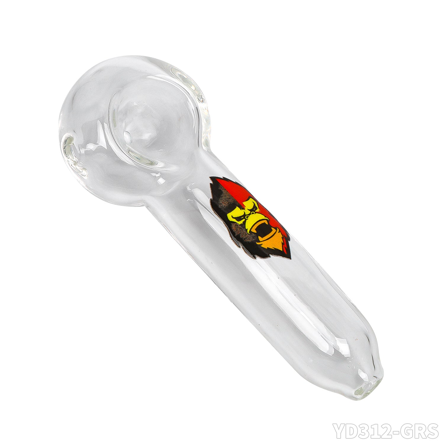 Gorilla Roling Stars Brand Glass Pipe: The Pipe Has A Transfer Film Pattern On It, Measuring 101mm In Length, 39mm In Width, 43g, 12 Pieces Per Display Box