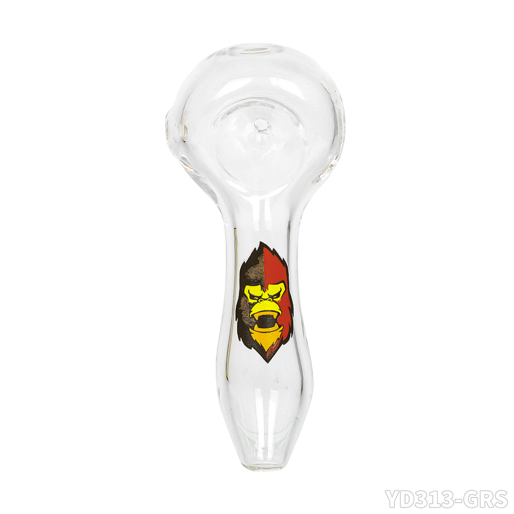 Gorilla Roling Stars Brand Glass Pipe: The Pipe Has A Transfer Film Pattern On It, With A Length Of 102mm And A Width Of 41mm, 44g/Pcs, 12 Pieces/Display Box, Mixed Pattern For Sale