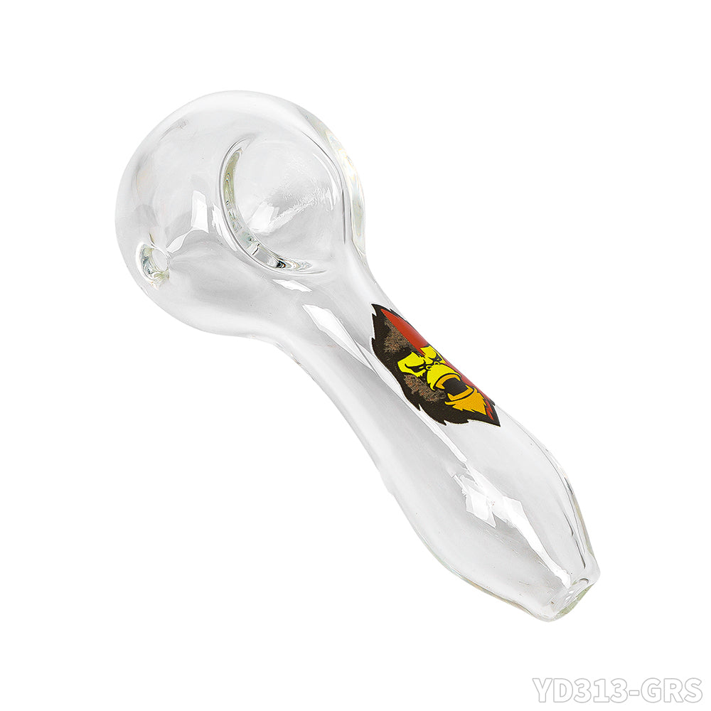 Gorilla Roling Stars Brand Glass Pipe: The Pipe Has A Transfer Film Pattern On It, With A Length Of 102mm And A Width Of 41mm, 44g/Pcs, 12 Pieces/Display Box, Mixed Pattern For Sale