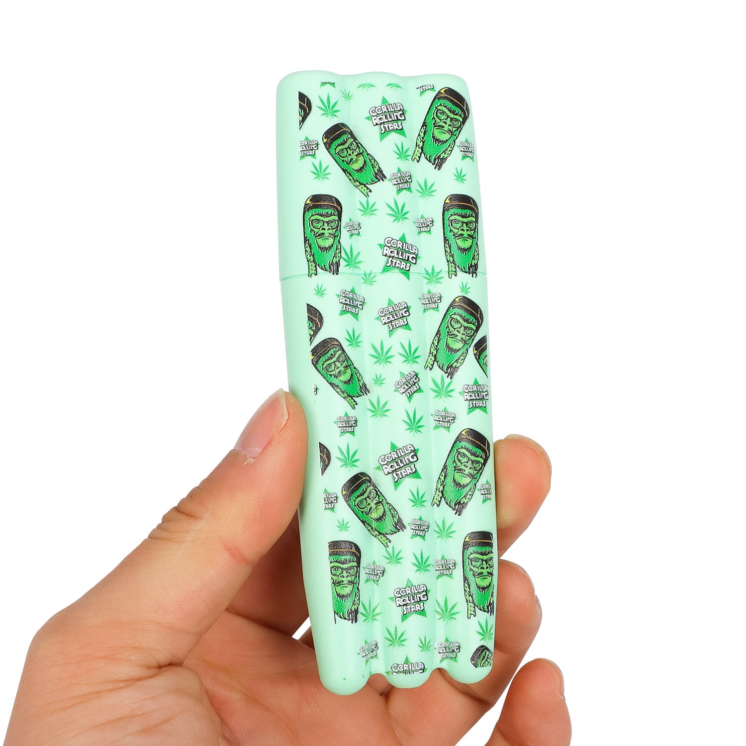 Gorilla Rolling Stars Cigar Cone Pre Roll Tubes Plastic Holder Smell Proof 3Herb Cone Case