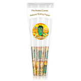 GORILLA ROLLING STARS King Size Mix Fruit Flavors Pre Rolled Cones, Transparent Rolling Cones with Tips, Slow Burning Pre Rolled Rolling Paper, 8 PCS / Pack 30 Packs / Box