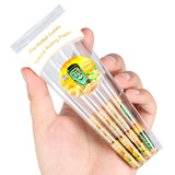 GORILLA ROLLING STARS King Size Mix Fruit Flavors Pre Rolled Cones, Transparent Rolling Cones with Tips, Slow Burning Pre Rolled Rolling Paper, 8 PCS / Pack 30 Packs / Box