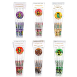 GORILLA ROLLING STARS King Size Mix Fruit Flavors Pre Rolled Cones, Transparent Rolling Cones with Tips, Slow Burning Pre Rolled Rolling Paper, 8 PCS / Pack 30 Packs / Box