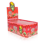 GORILLA ROLLING STARS Watermelon Flavored Rolling Paper with Rolling Tips, 1 1/4 Size Organic Rolling Papers, 50 PCS / Pack 24 Pack / Box