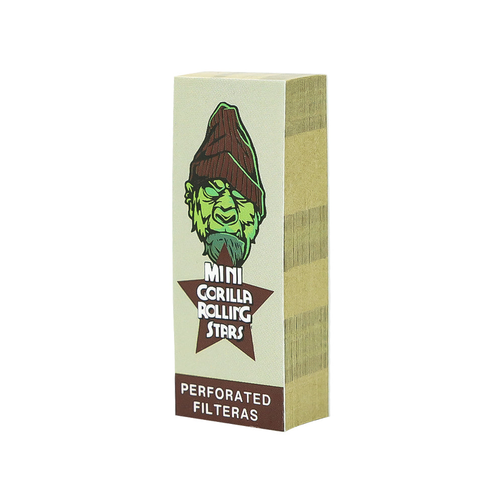 Gorilla Rolling Stars Brown Color Mini Size rolling Paper Tips For Cigarette Smoking Accessories