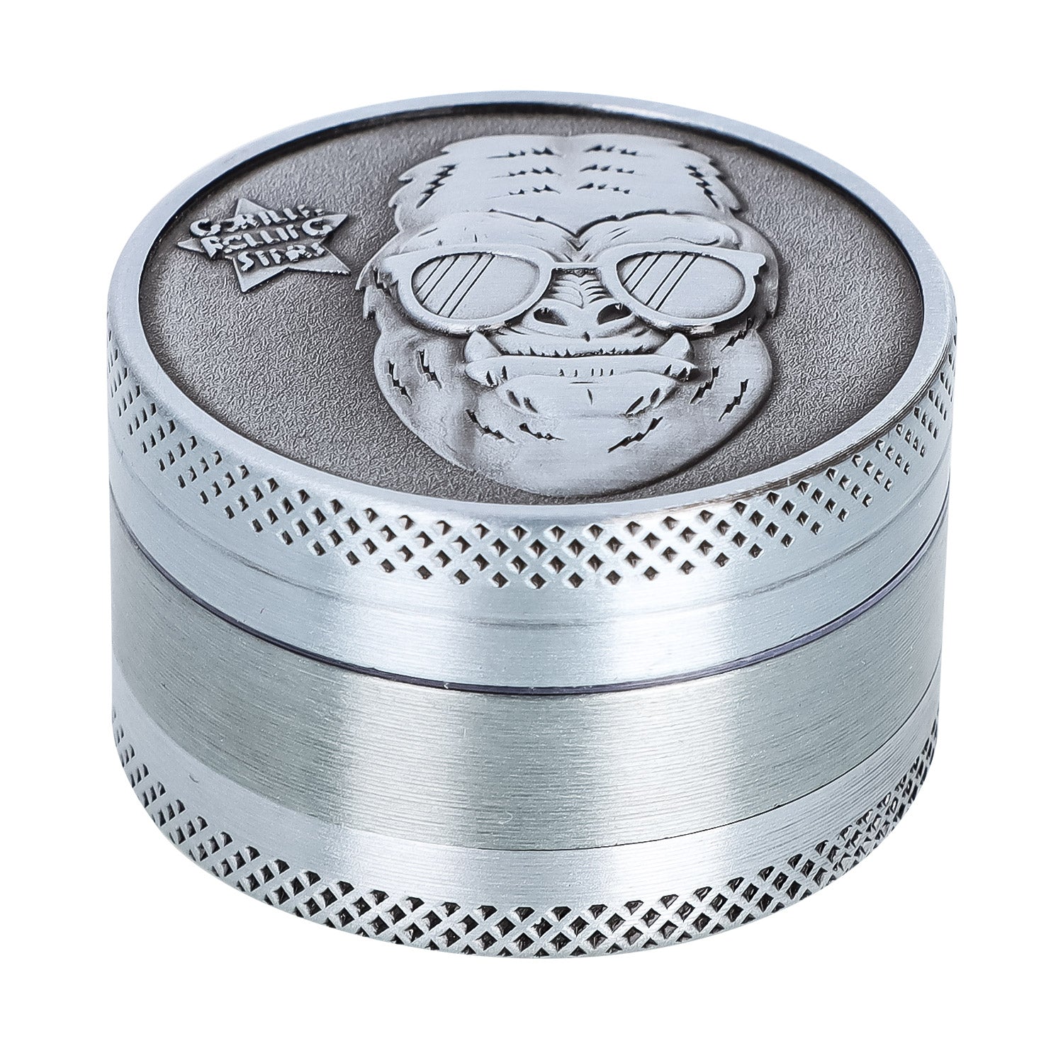 Gorilla Rolling Stars Zinc Alloy Tobacco Grinder, 3 Lay Ø 40 Metal Herb Grinder, Portable & Easy Clean Smoker Grinder, 12 PCS / Box