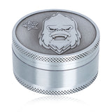 Gorilla rolling stars 3Parts 50mm Herb Grinder Zinc Alloy Tobacco Metal Grinder for Herb Dry Spice Crushers