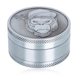 Gorilla rolling stars 3Parts 50mm Herb Grinder Zinc Alloy Tobacco Metal Grinder for Herb Dry Spice Crushers