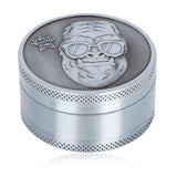 Gorilla rolling stars 3Parts 50mm Herb Grinder Zinc Alloy Tobacco Metal Grinder for Herb Dry Spice Crushers