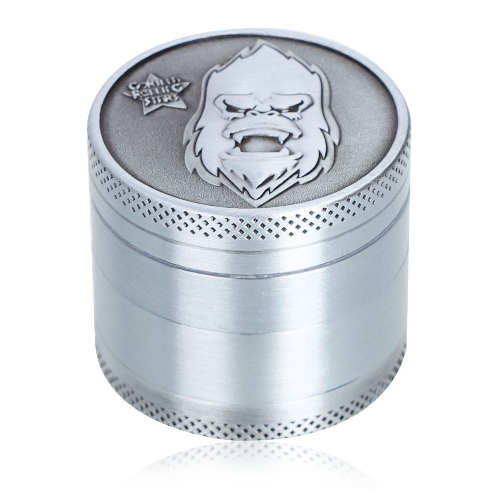 Gorilla Rolling Stars Zinc Alloy Tobacco Grinder, 4 Lay Ø 40 Metal Herb Grinder, Portable & Easy Clean Smoker Grinder, 12 PCS / Box