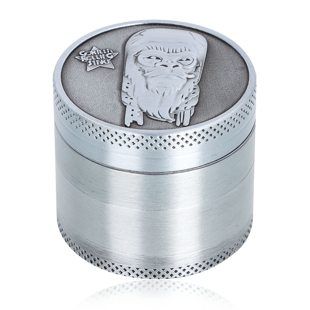 Gorilla Rolling Stars Zinc Alloy Tobacco Grinder, 4 Lay Ø 40 Metal Herb Grinder, Portable & Easy Clean Smoker Grinder, 12 PCS / Box