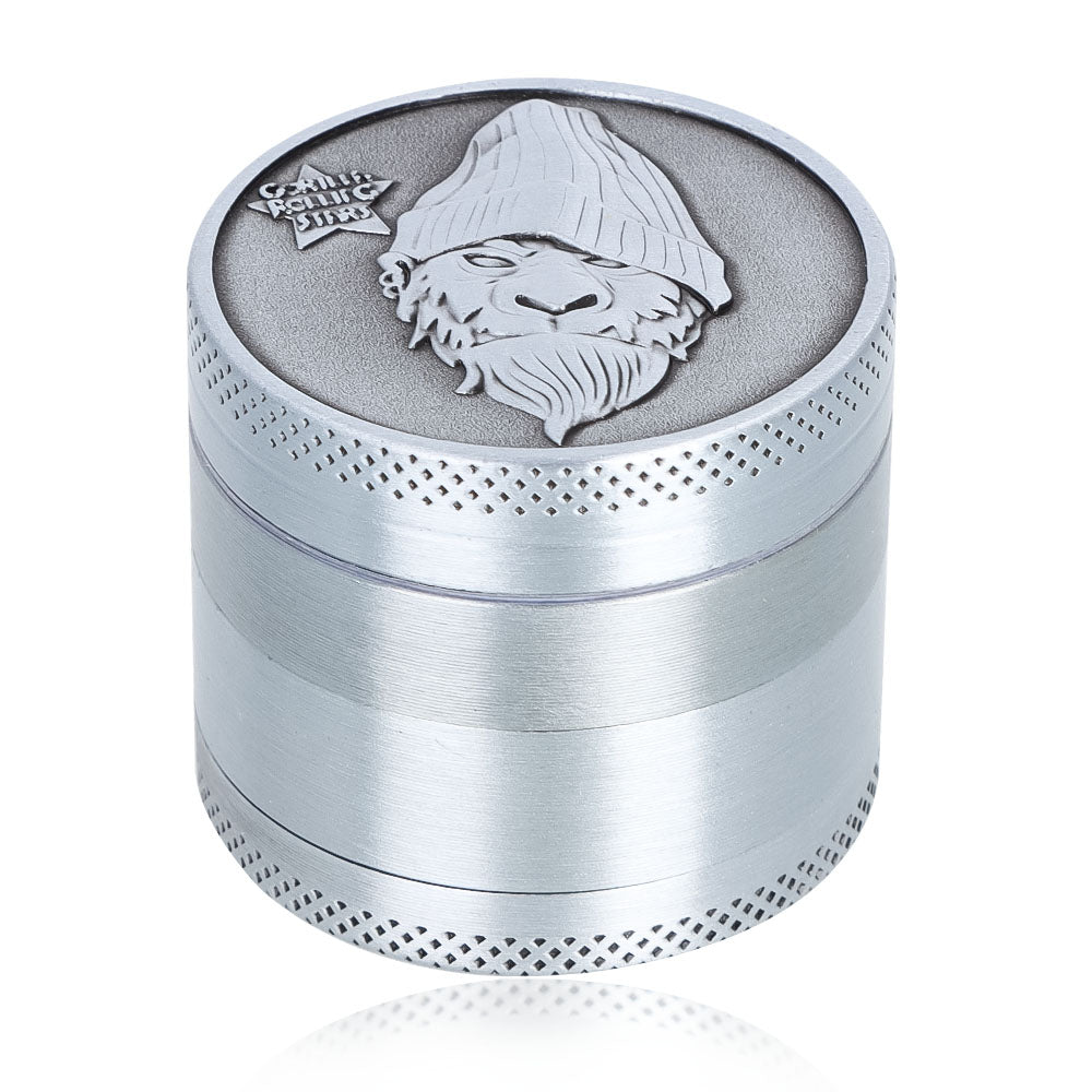 Gorilla Rolling Stars Zinc Alloy Tobacco Grinder, 4 Lay Ø 40 Metal Herb Grinder, Portable & Easy Clean Smoker Grinder, 12 PCS / Box