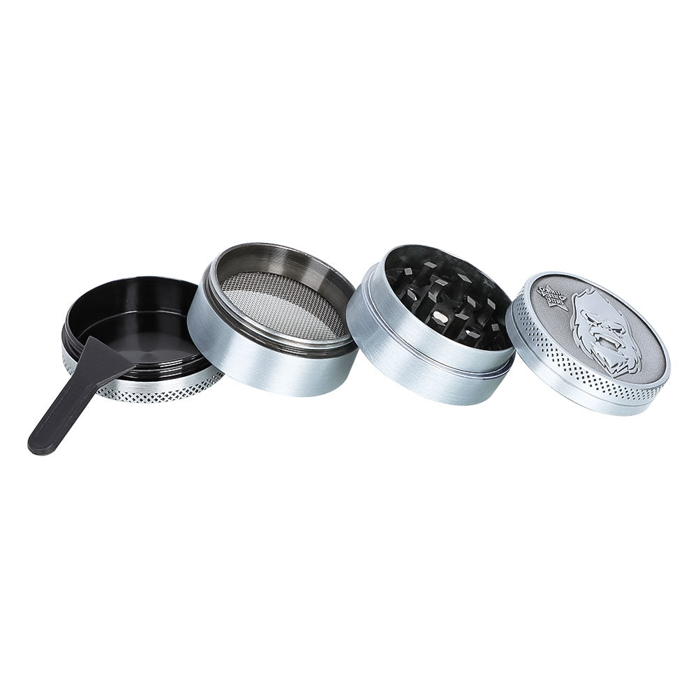Gorilla Rolling Stars Zinc Alloy Tobacco Grinder, 4 Lay Ø 40 Metal Herb Grinder, Portable & Easy Clean Smoker Grinder, 12 PCS / Box