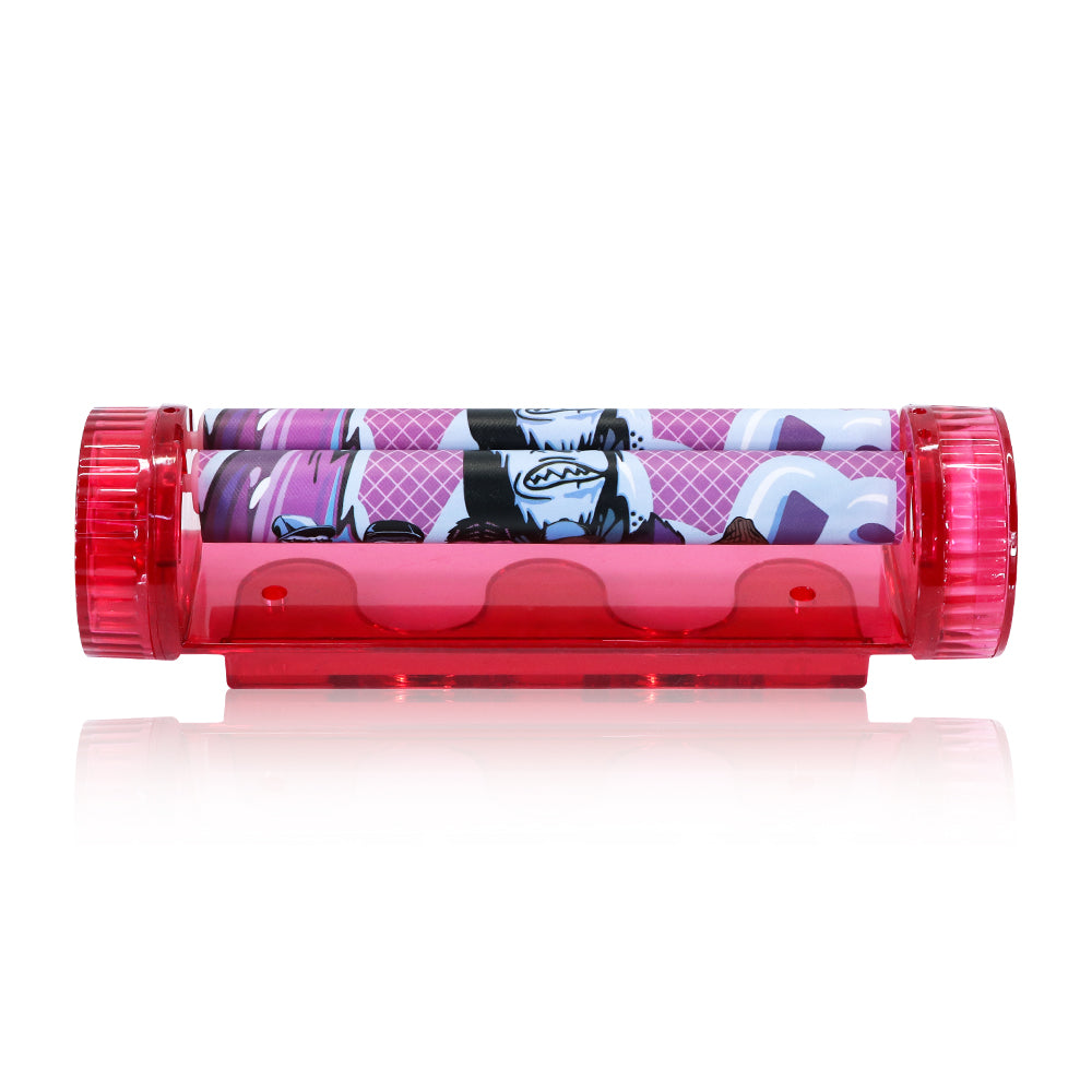 GORILLA ROLLING STARS King Size Plastic Rolling Machine, Portable Cigarette Rolling Machine, 12 PCS / Box