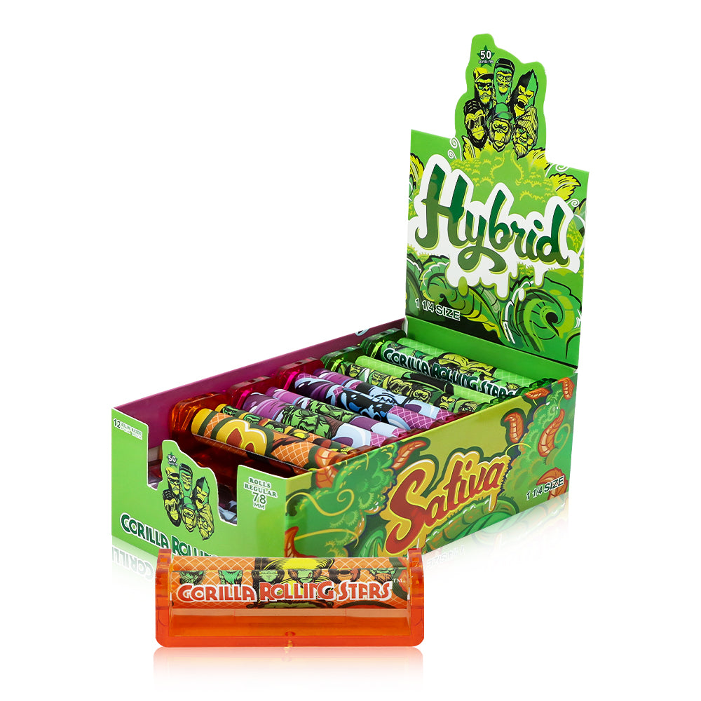 1 1 4 cigarette roller GORILLA ROLLING STARS 1 1/4 Size Plastic Rolling Machine, Portable Cig – gorillarollingstars 1 1 4 cigarette roller GORILLA ROLLING STARS 1 1/4 Size Plastic Rolling Machine, Portable Cig – gorillarollingstars