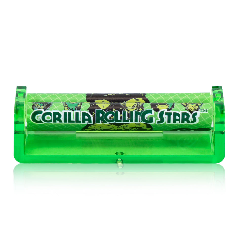 GORILLA ROLLING STARS 1 1/4 Size Plastic Rolling Machine, Portable Cigarette Rolling Machine, 26 PCS / Box