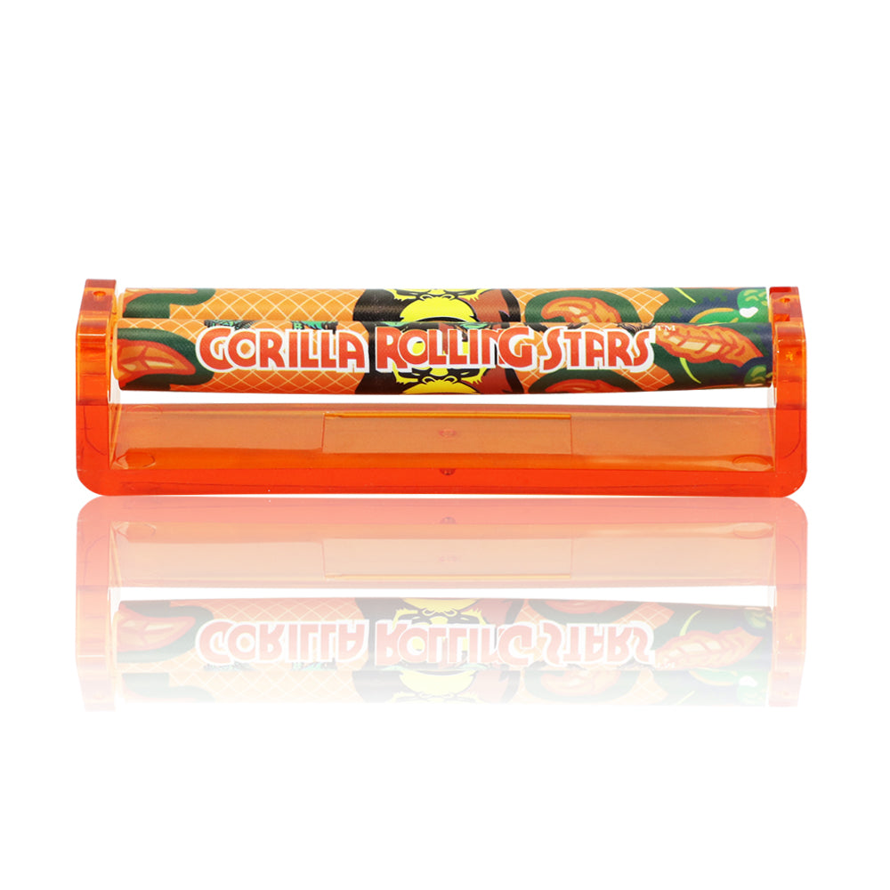 GORILLA ROLLING STARS King Size Plastic Rolling Machine, Portable Cigarette Rolling Machine, 12 PCS / Box
